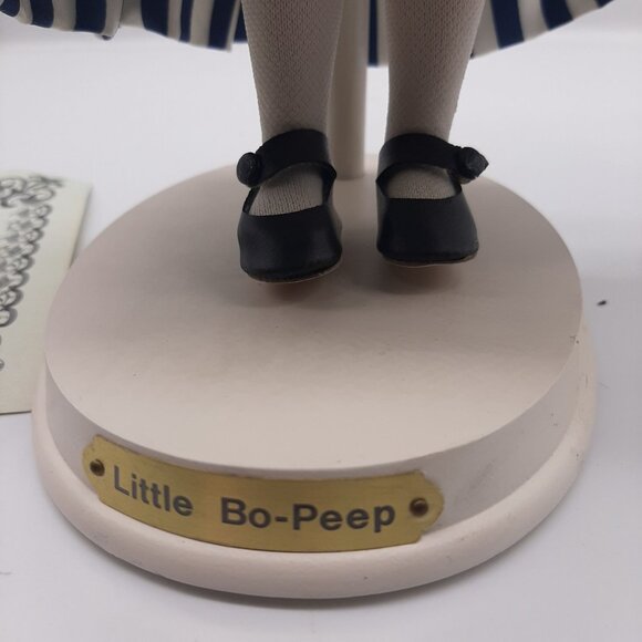 Madame Alexander Little Bo-Peep 007 Porcelain Doll Limited Edition With Stand - Picture 7 of 8
